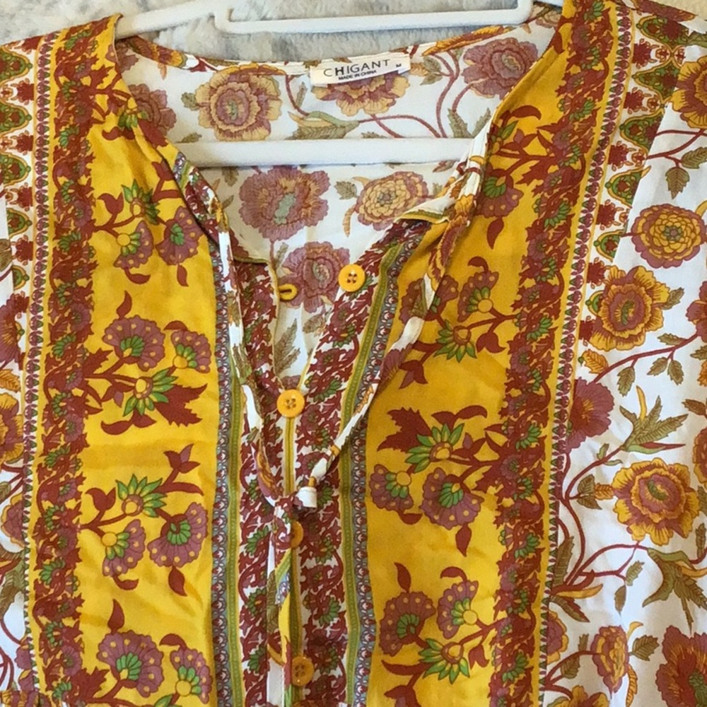 Chic Bohemian Floral Dress.  NWOT